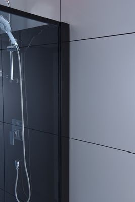 Köşe Sürgülü Camlı Duş Kabinleri 1000×1000×2150mm