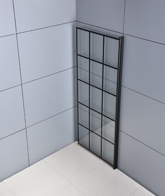 Alüminyum Çerçeve Banyo Duşu Sürgülü Cam Kapılar 6mm