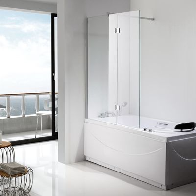 Banyo Şeffaf Cam için 1200 × 1400mm Pivot Duş Perdesi