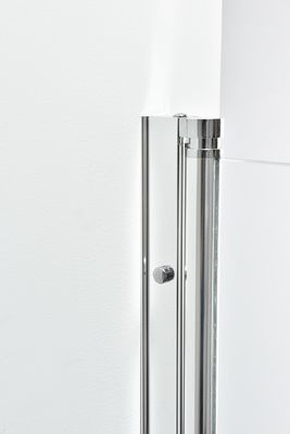 55''X47'' Pivot Duş Perdesi 6mm Şeffaf Cam Gümüş Alüminyum Çerçeve